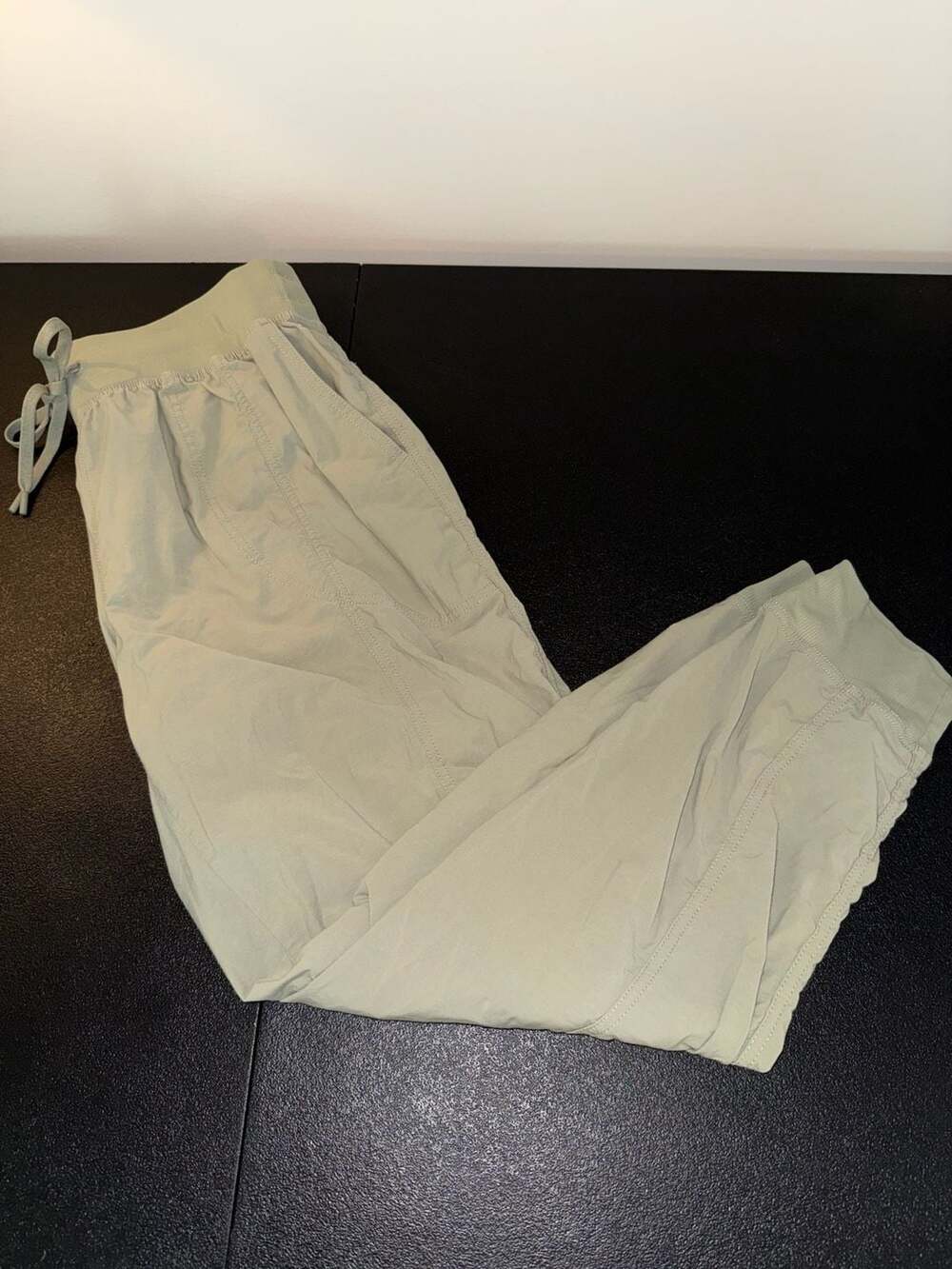 Calia Joggers Size L Olive Green Drawstring Pockets